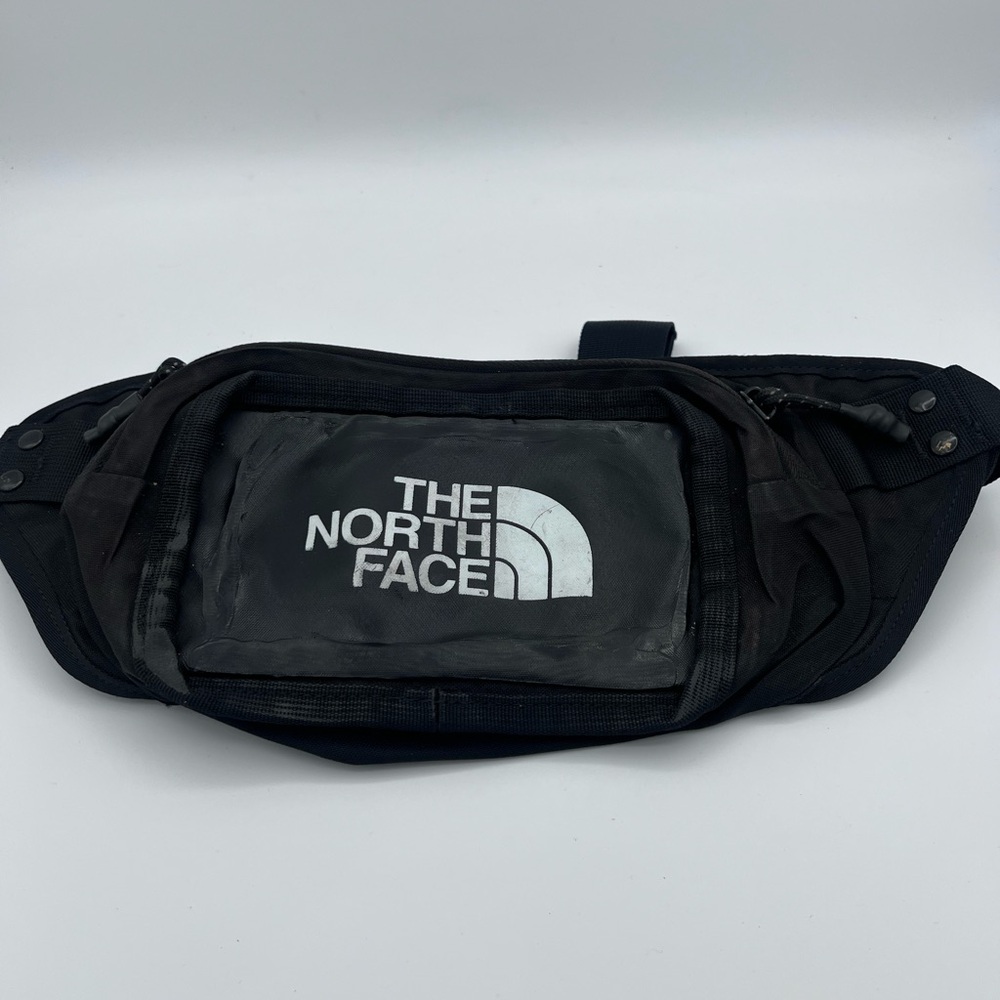 The North Face Fanny‎ Pack Waist Bag Black Logo Hiking Travel Hip Pack